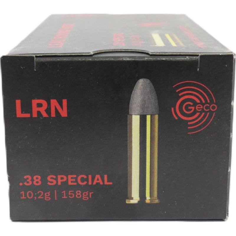 38 SPECIAL GECO 158 GR TETE PLOMB  LRN