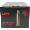 38 SPECIAL GECO 158 GR TETE PLOMB  LRN