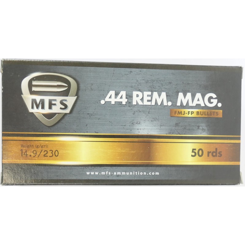44 REM MAG MFS 240GR FMJ FP 14.9G BTE 50