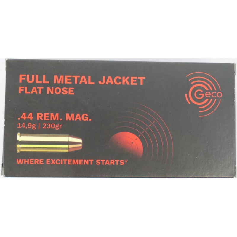 44 REM MAG GECO 230GR FMJ