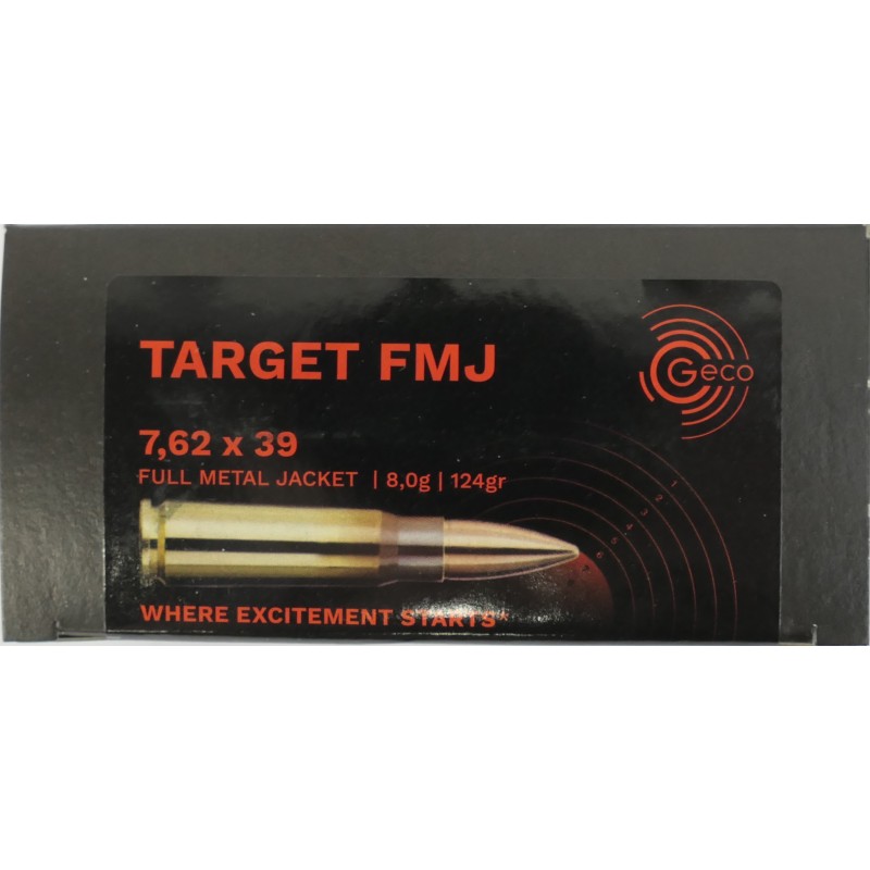 7.62X39 GECO VM 8.0G/124GR