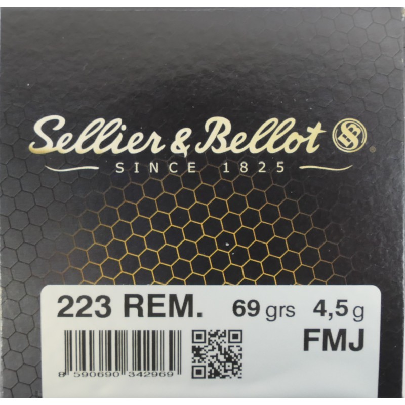 223 REM SELLIER BELLOT FMJ VRAC 100 69GR