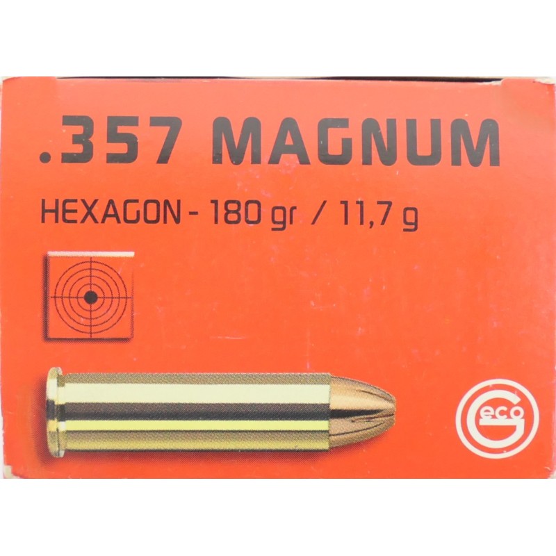 357 MAG 180GR HEXAGON GECO