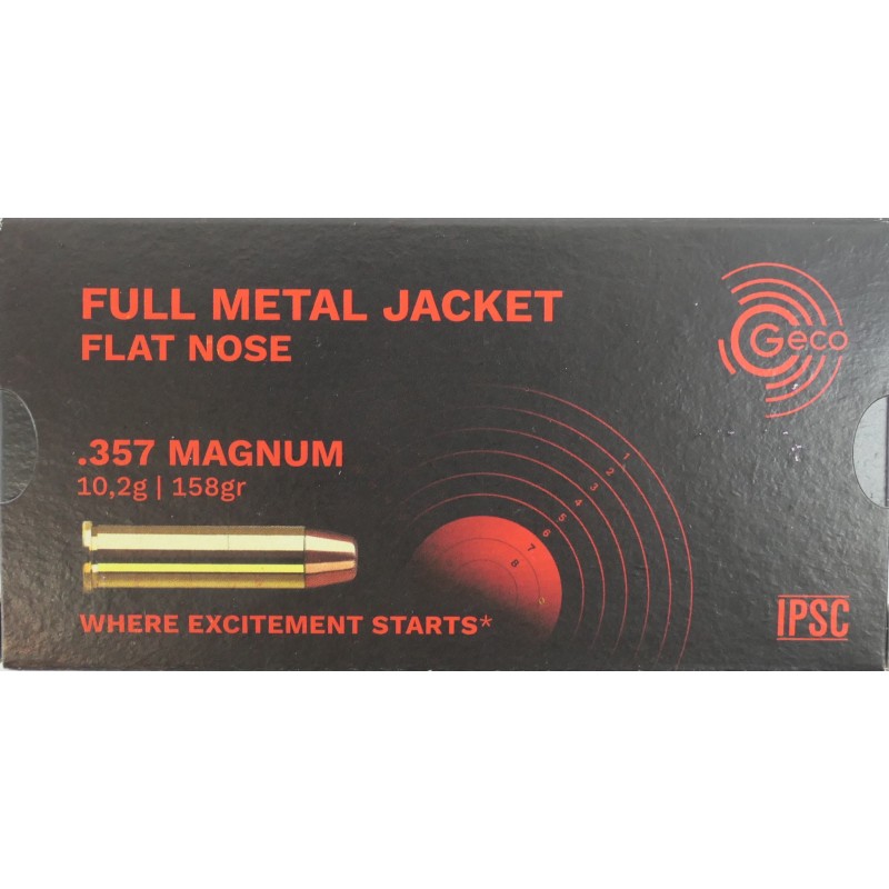 357 MAG 158 FMJ GECO