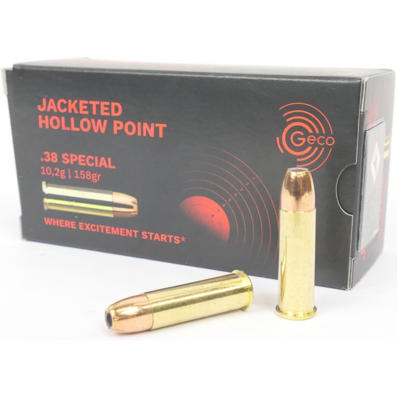 38 SPECIAL GECO 158 GR JHP