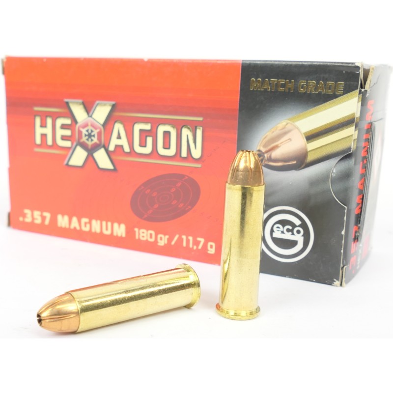 357 MAG 180GR HEXAGON GECO