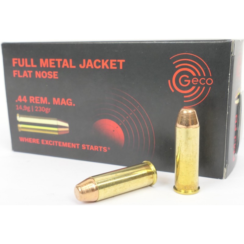 44 REM MAG GECO 230GR FMJ