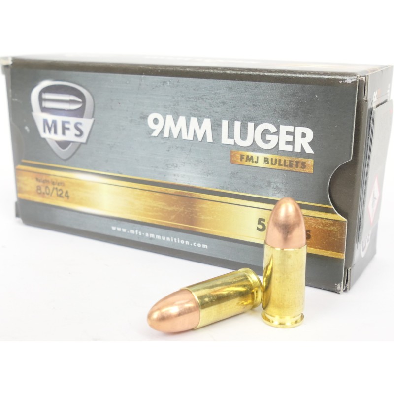 9X19 124GR FMJ MFS