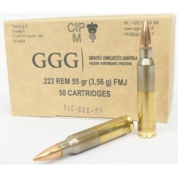 223 REM GGG 55GR FMJ BOITE DE 50