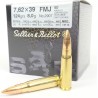 7.62X39 SELLIER BELLOT FMJ  VRAC BOITE DE 50 8G