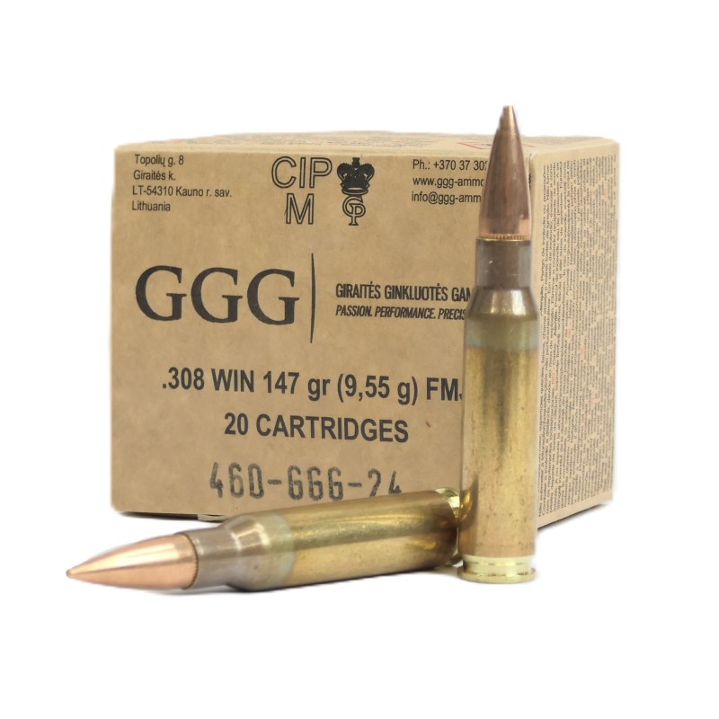 308 WIN GGG 147GR BOITE DE 20