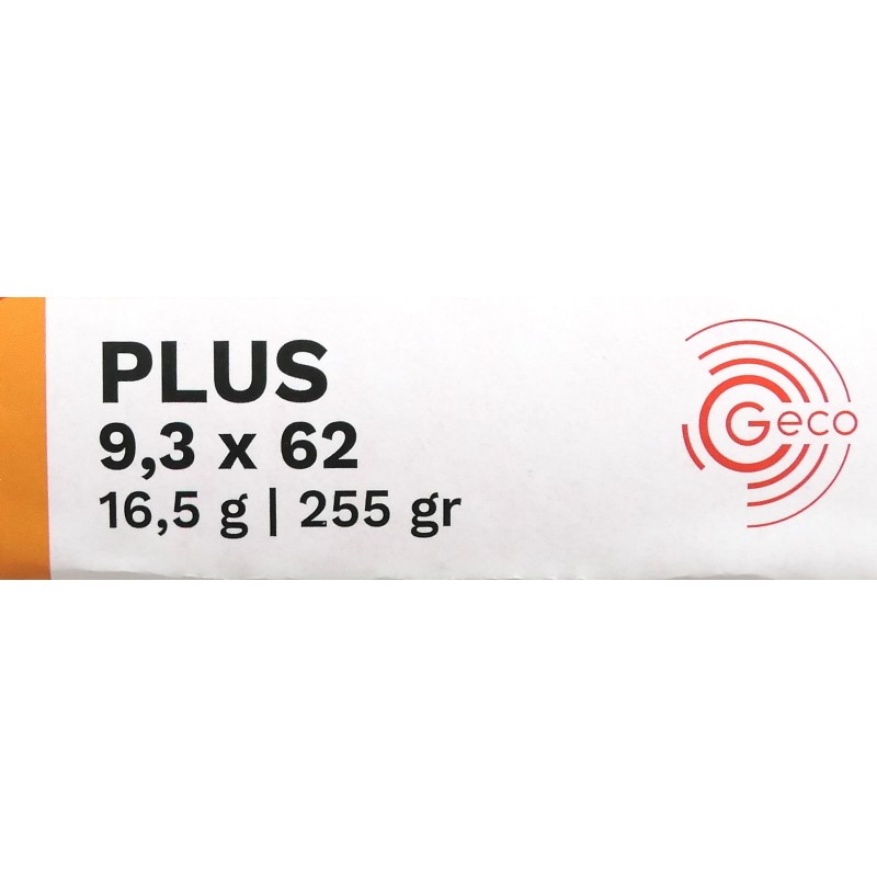 9.3X62 GECO PLUS 16,5G