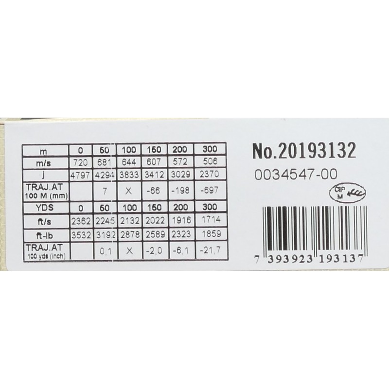 9.3X62 NORMA ORYX 18.5G