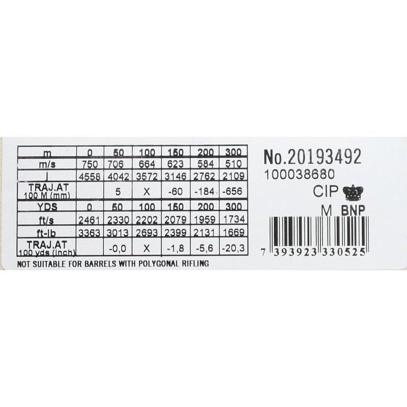 9.3X74R NORMA ECOSTRIKE 16.2G250GR