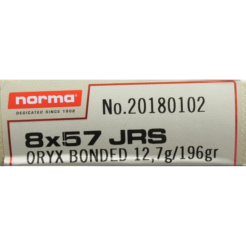 8X57 JRS NORMA ORYX 12.7
