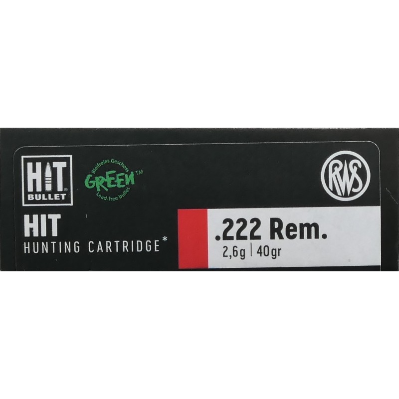 222 REM RWS HIT 2.6GR
